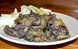 嵐坊 祇園店 もも炭火焼