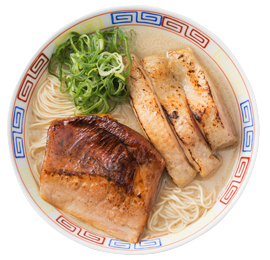 濃厚肉盛り 博多 鶏豚ラーメン